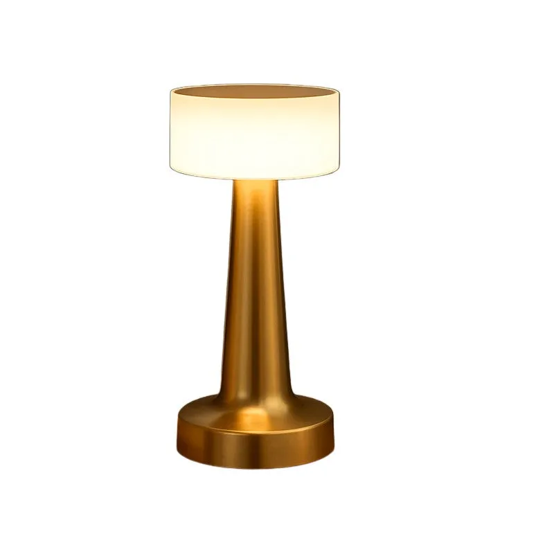 Beamora Metal Table Lamp - Gold,White media 3