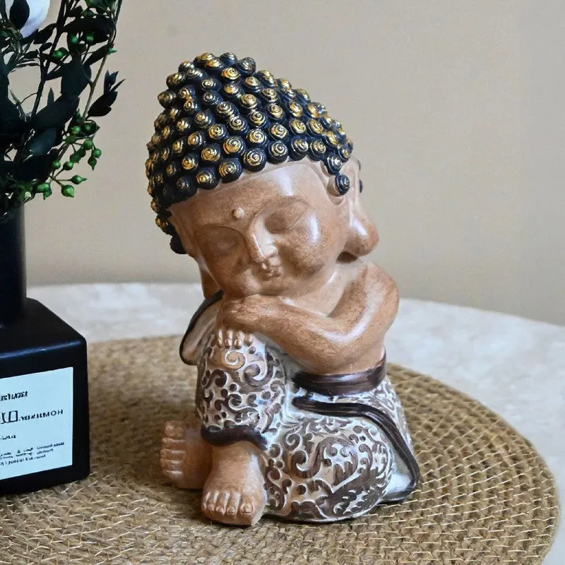 Resting Buddha Tabletop Idol media 4