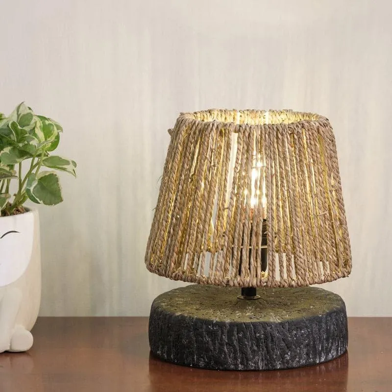 Nordic Nesta Fabric Table Lamp - Beige,Black media 1
