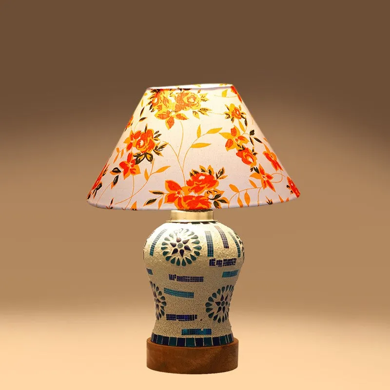 Sonara Fleur Cone Wooden Table Lamp - Multicolor media 7