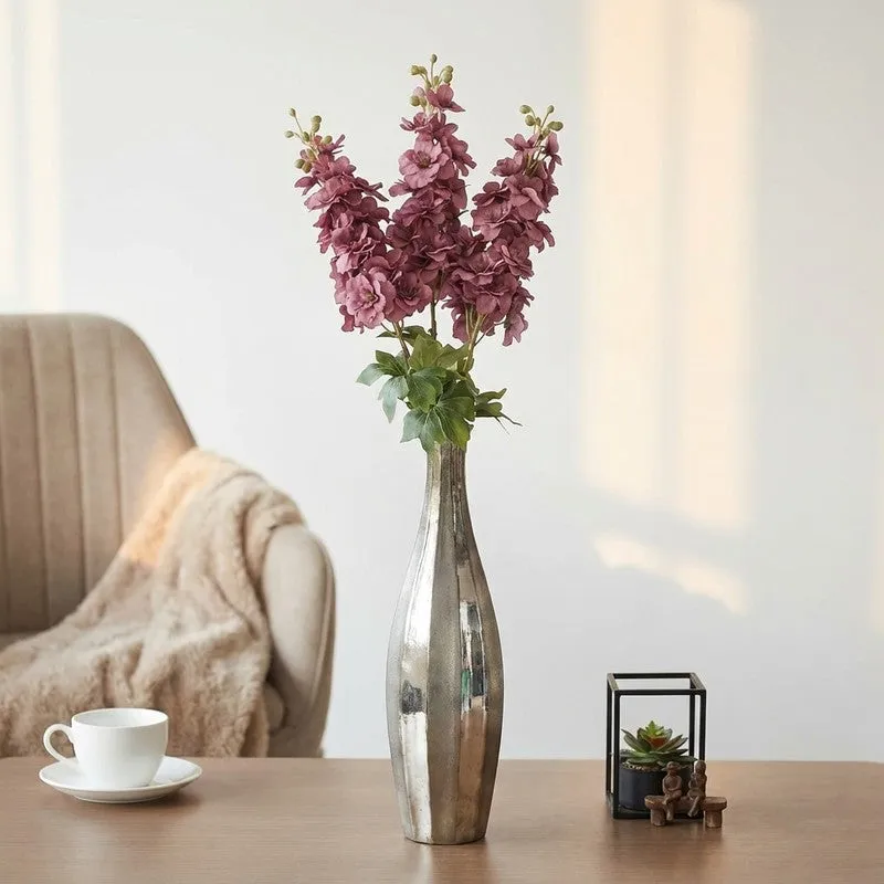 Real Look Artificial Delphinium Flower Stick - Purple media 1