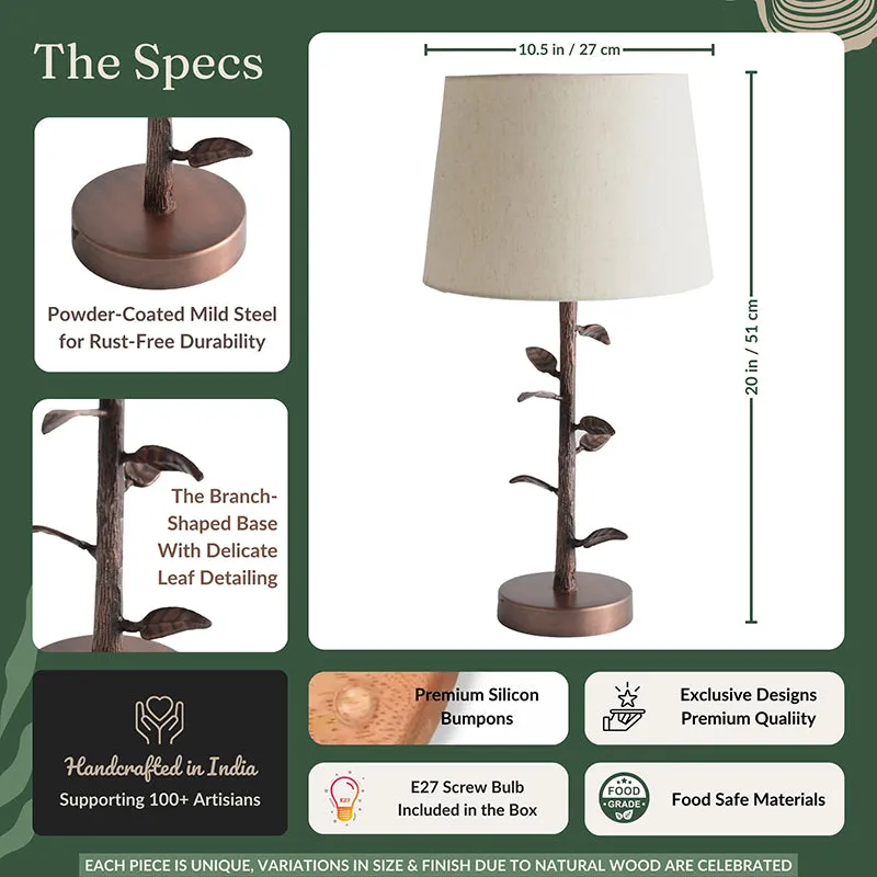 Neyla Metal Table Lamp - Bronze,White media 10
