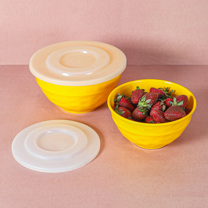 Maneva Serving Bowl (Yellow) - Set  Of Two media 4
