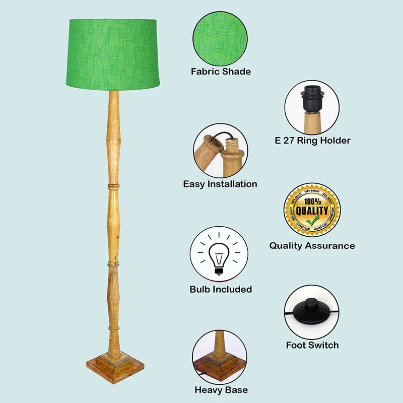 Elfin Bamboo Floor Lamp - Green media 4