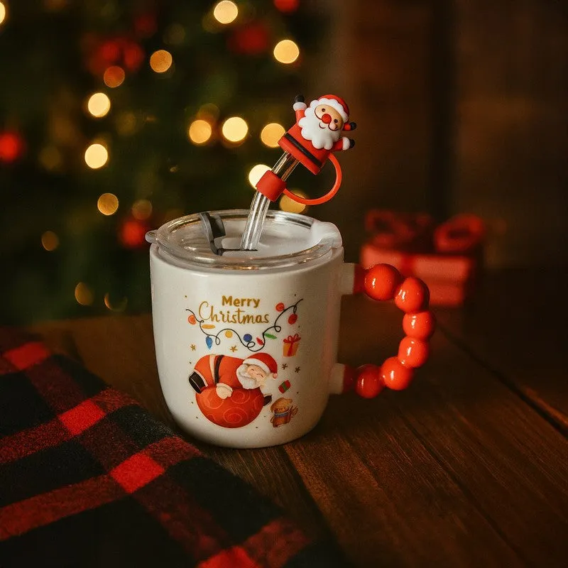 Santa Ceramic,Silicone Coffee Mug (350 mL) media 3