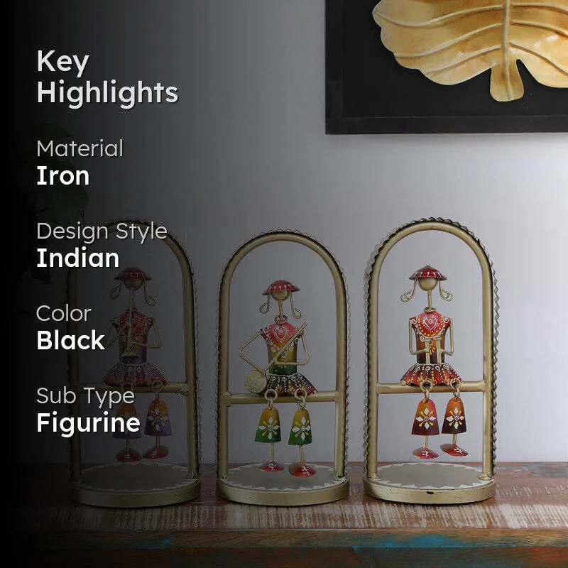 Tribal Artists Showpiece - Set Of Three media 2