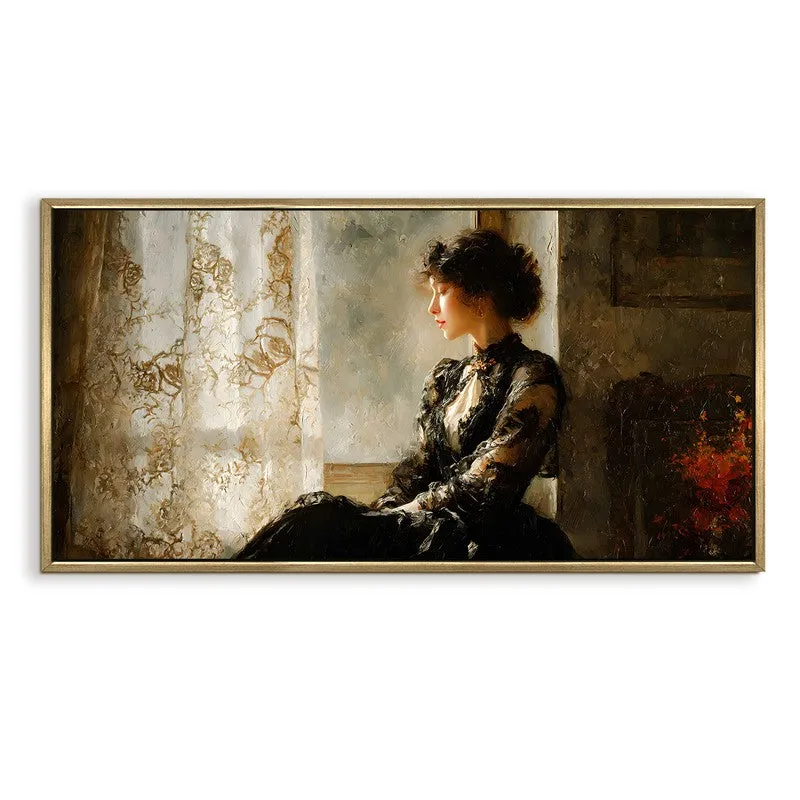 Soft Hours Canvas Wall Painting With Frame media 3