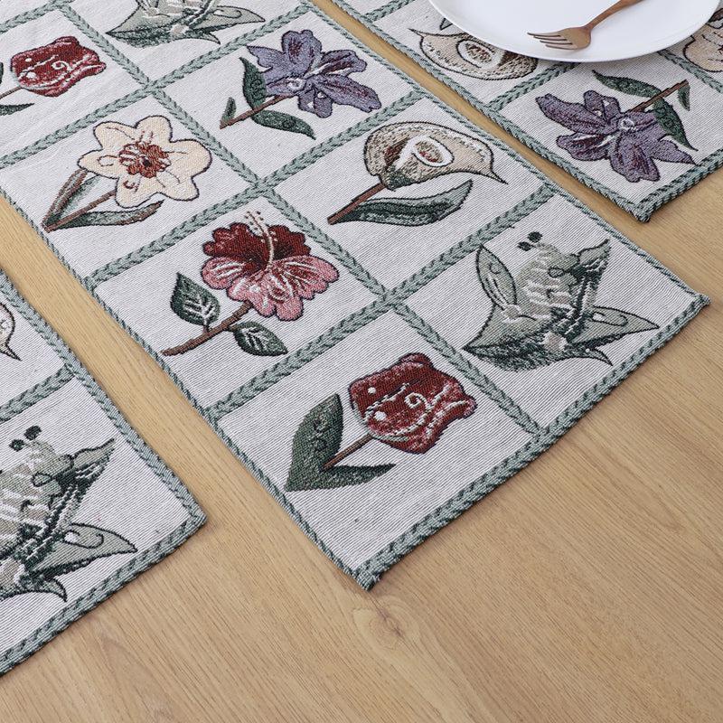 Flower Flo Table Runner & Placemat - Seven Piece Set media 3