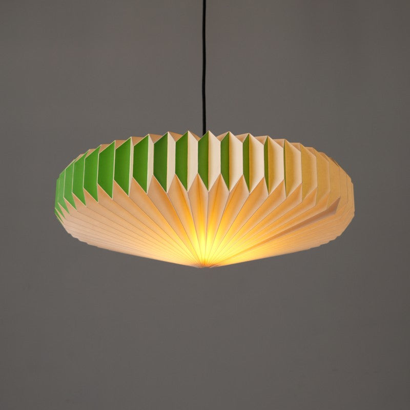 Fig Living Oblong Paper Ceiling Lamp - Parrot Green media 4