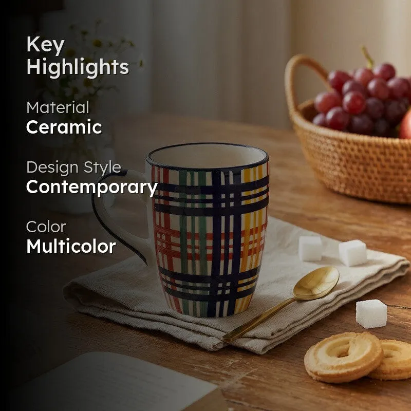 Strip Ceramic Coffee Mug (290 mL) media 2