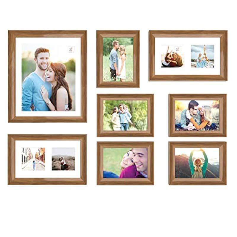 Memories Encased Wooden Photo Frame (Brown) - Set Of Eight media 4
