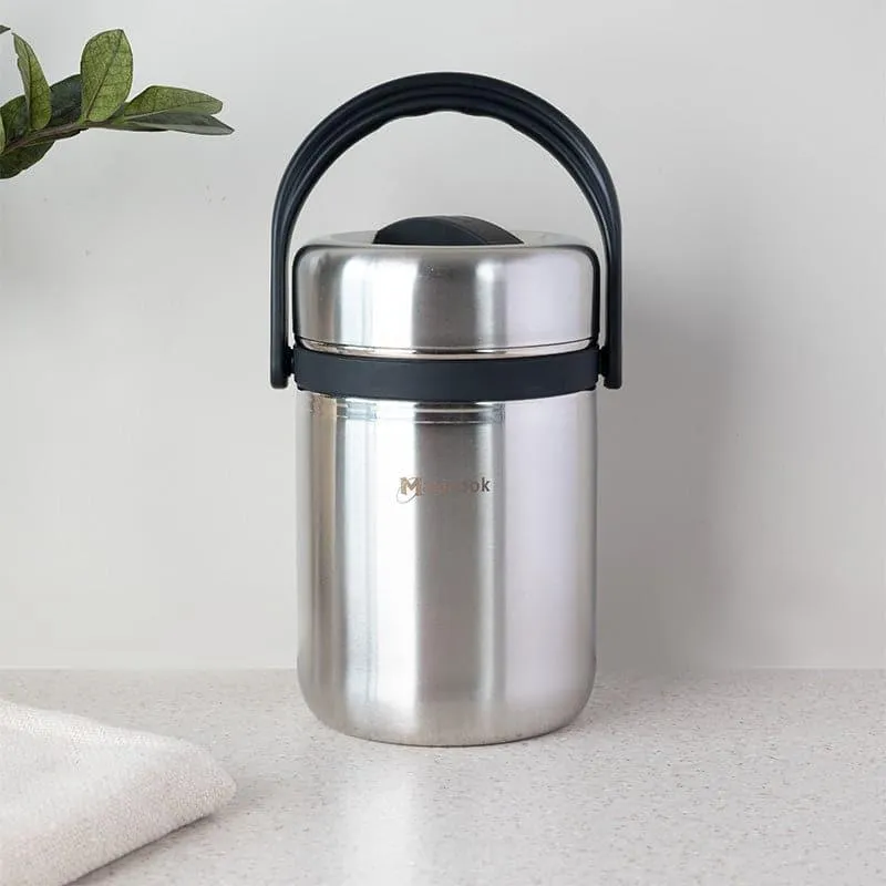Cassa Insulated Lunch Box (Black,Silver) - 2500 ML media 8
