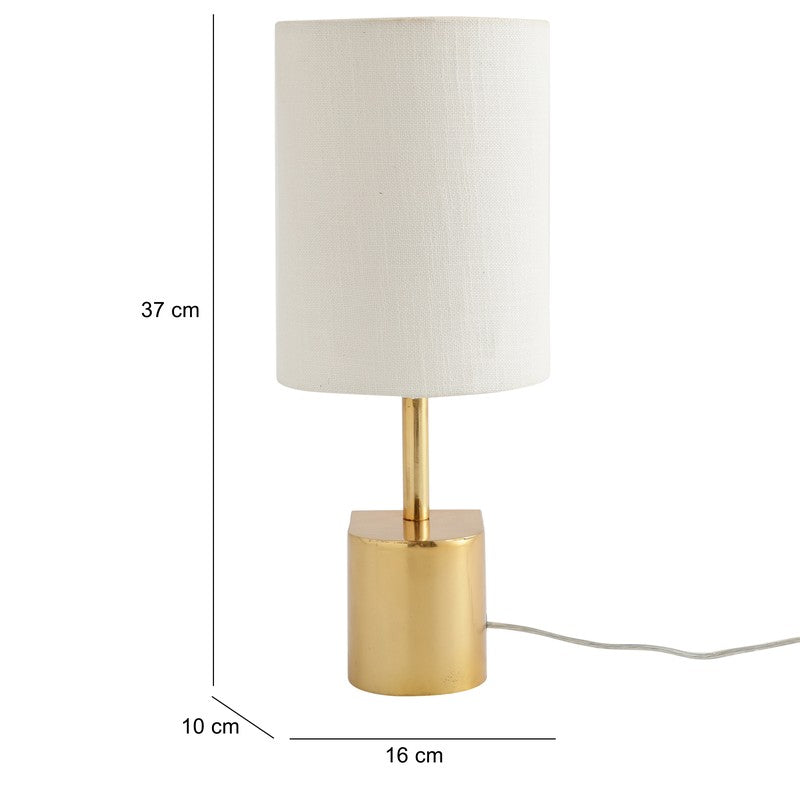 Siena Table Lamp - White,Gold media 7