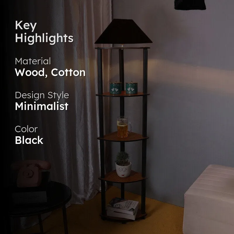 ConeCharm Tower Floor Lamp (Black) media 2