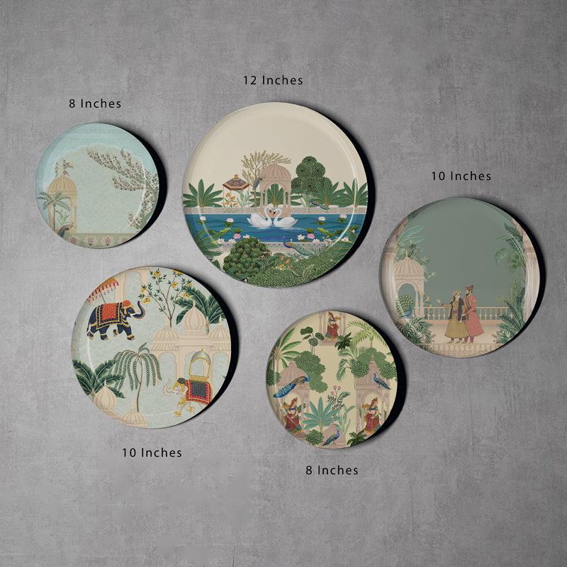 Regal Garden Metal Wall Plate - Set Of Five media 10