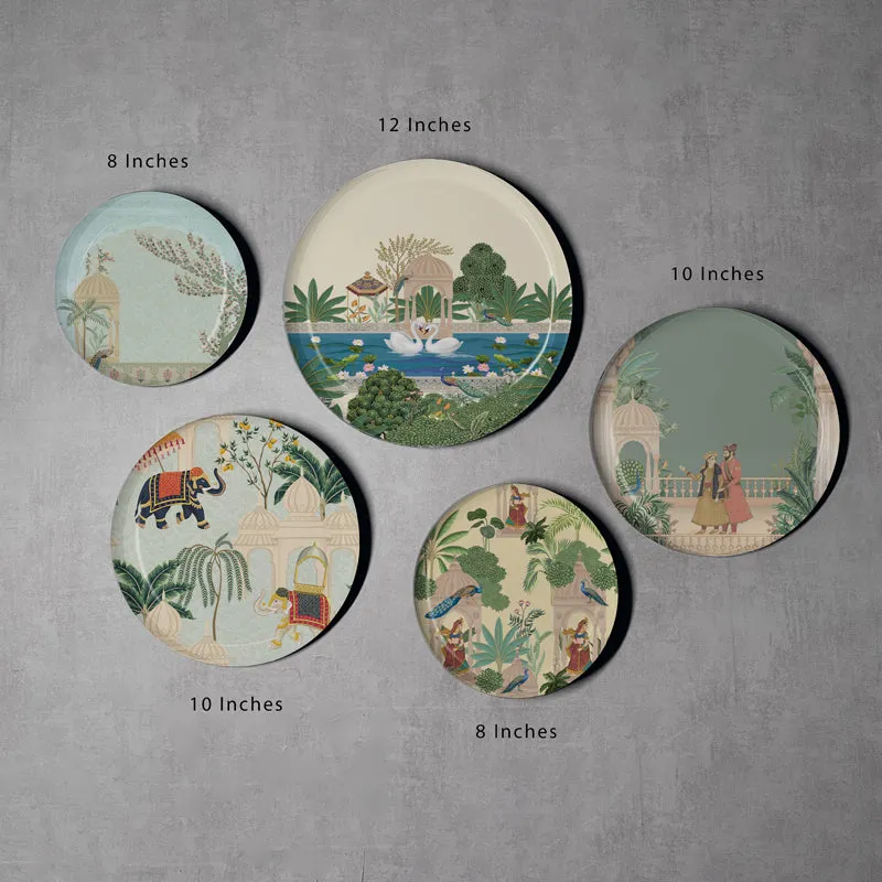 Regal Garden Metal Wall Plate - Set Of Five media 10