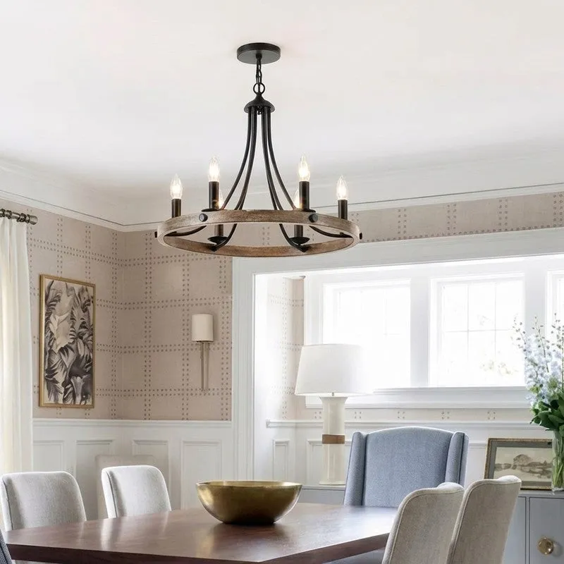 Clarion Metal Chandelier media 3