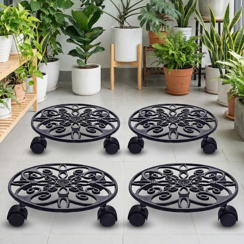 Rollnest Metal Planter Stand - Set Of Four media 1