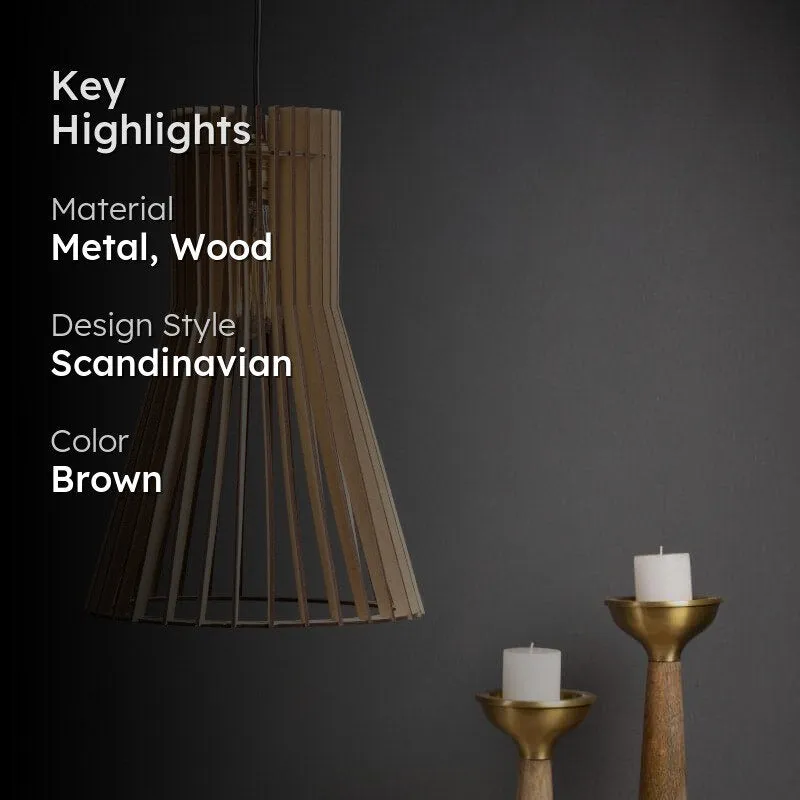 Finlay Wooden Ceiling Lamp media 2