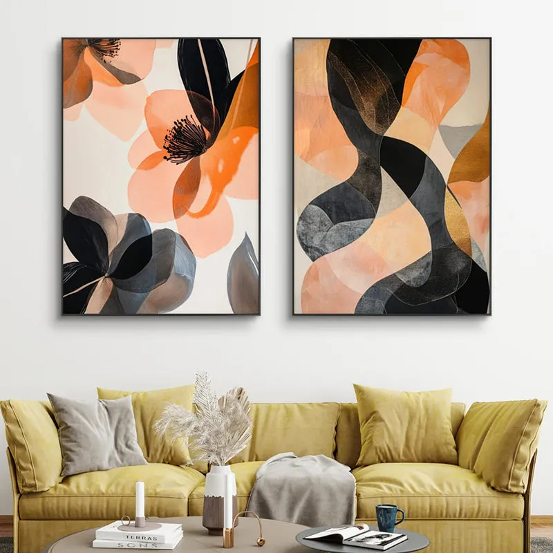 Swirled Petals Wall Art - Set Of Two media 4