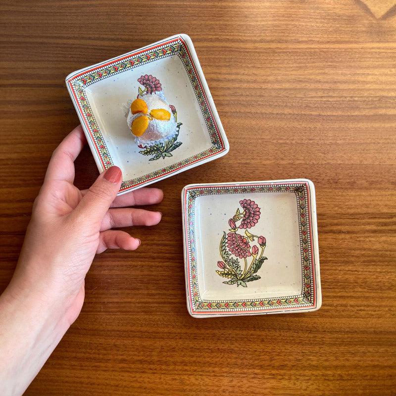 Florae Ethnic Ceramic Platter media 4