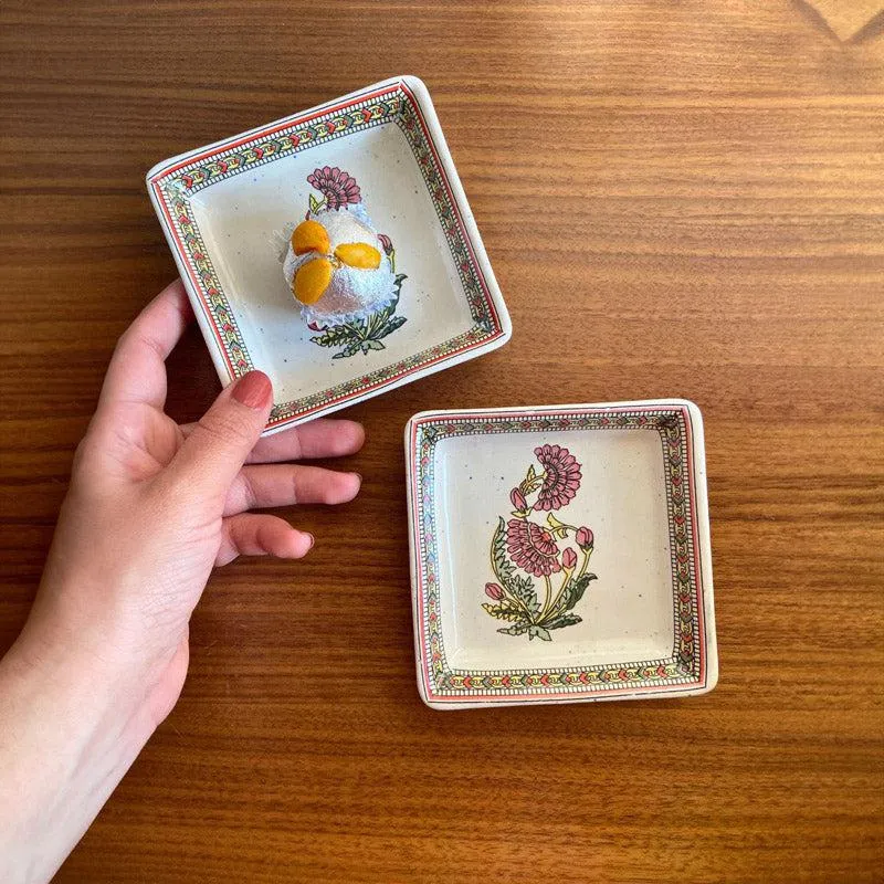 Florae Ethnic Ceramic Platter media 4
