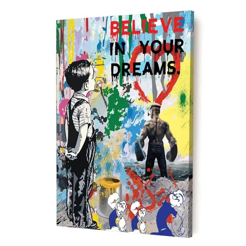 Dreams Come True Canvas Wall Painting media 4