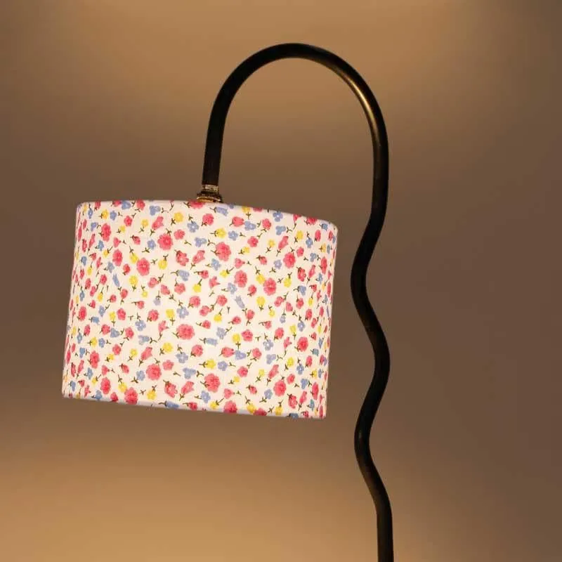 Floral Burst Decorative Glass Table Lamp - Multicolor media 3