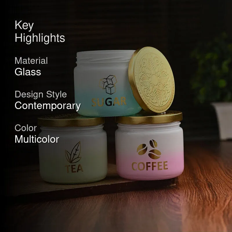 Caffeine Station Airtight Jar (300 mL Each) - Set Of Three media 2