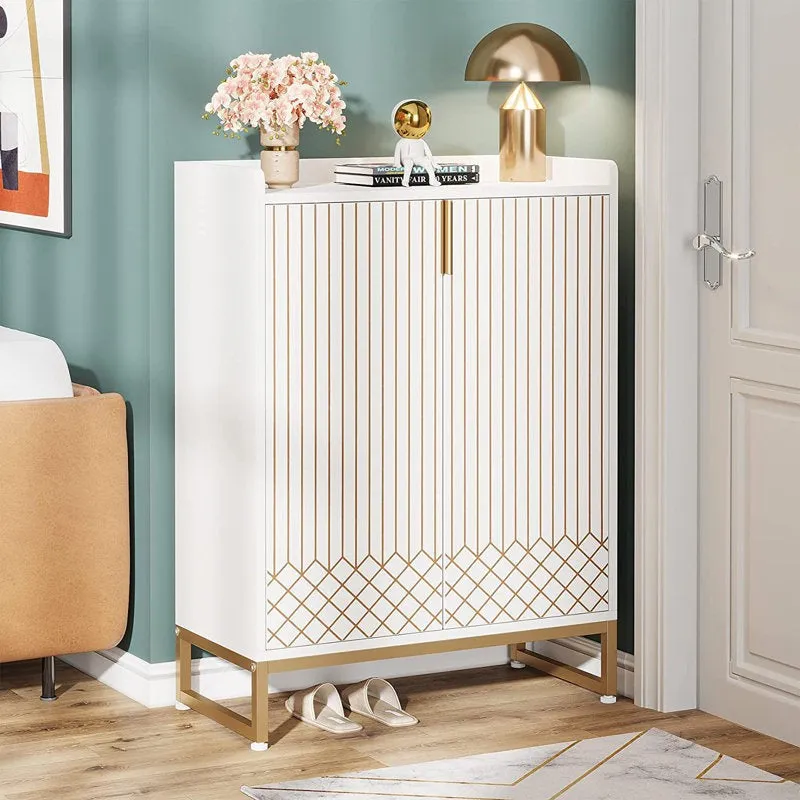 Pulse Metal Shoe Rack - White media 4