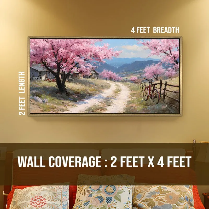 Pinkhaze Canvas Wall Painting With Frame media 8