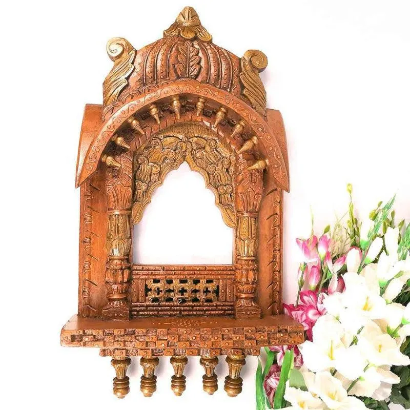 Ijala Jharokha Wooden Wall Accent media 4