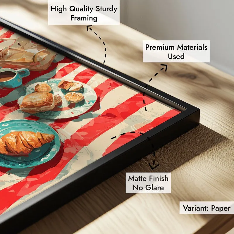 Feastora Canvas Wall Painting With Black Frame media 7