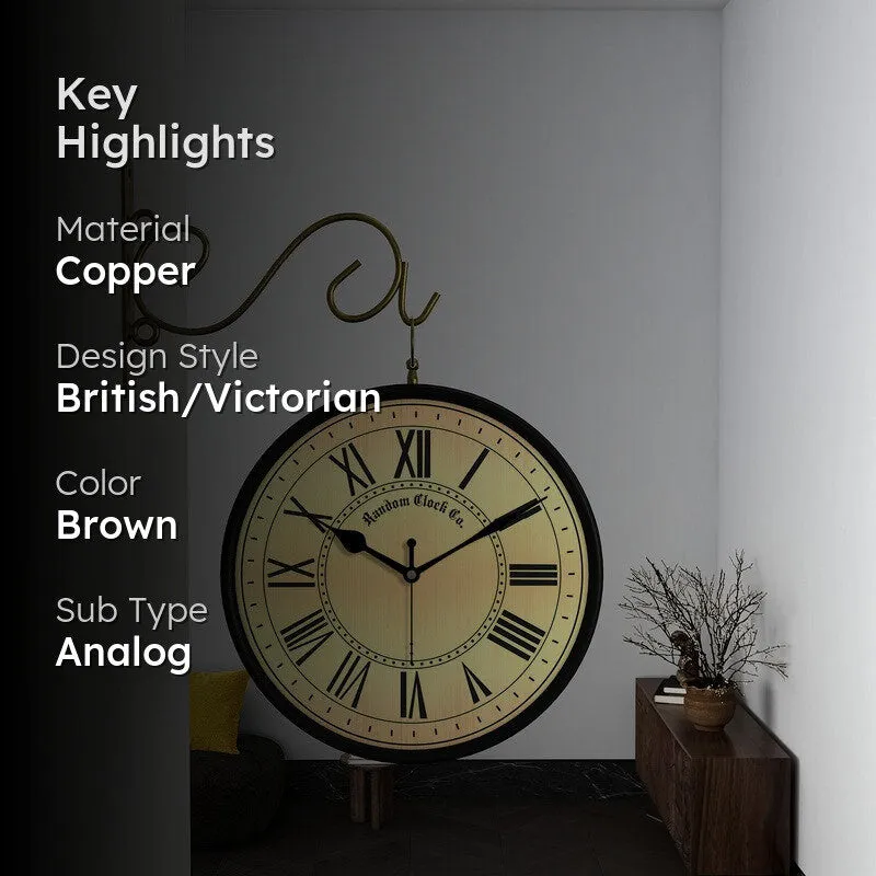 Elmstead Double Sided Wall Clock media 2