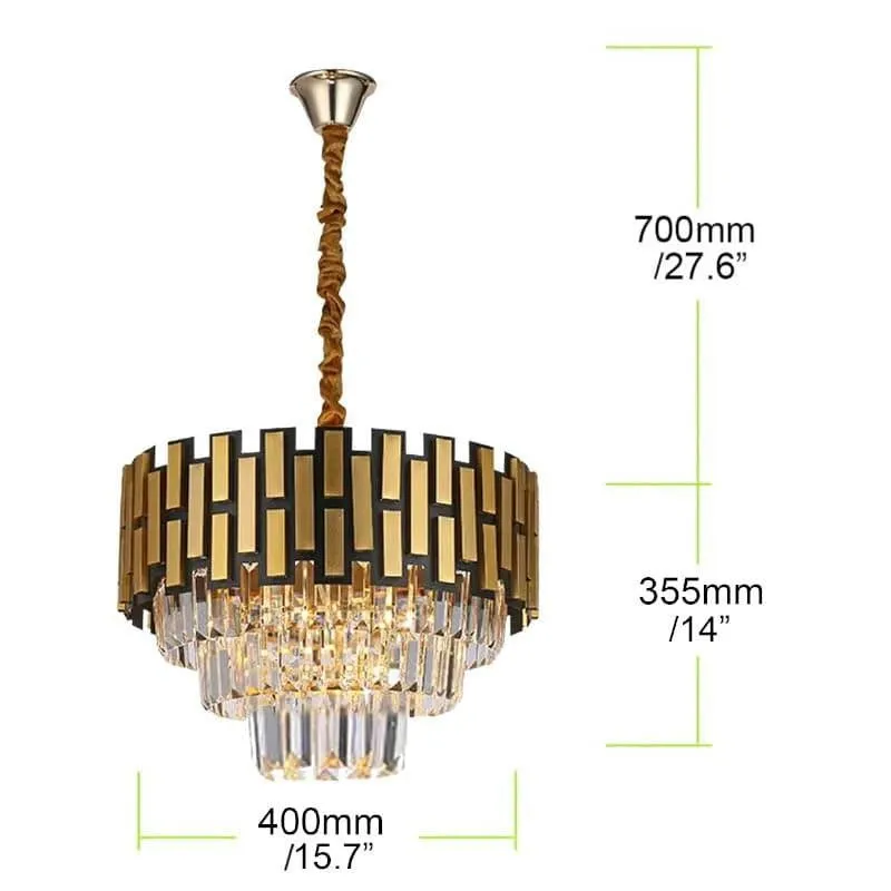Gold Eleanor Chandelier media 6