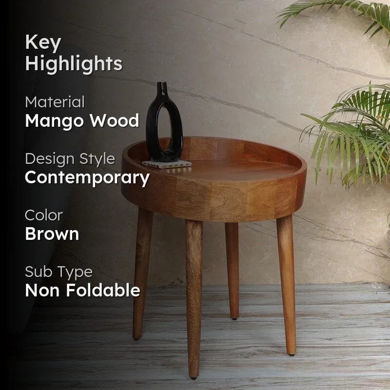 Byro Wooden Accent Table media 2