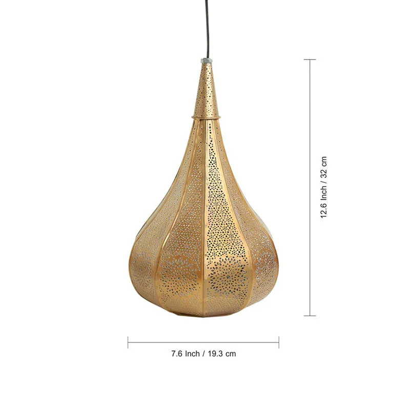 Dunes Of Light Hand-Etched Iron Ceiling Lamp media 7