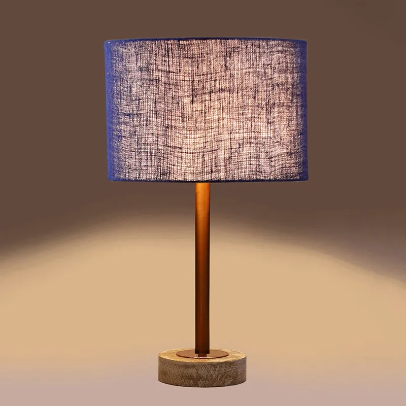 Sienna I Rodin Wooden Table Lamp - Blue,Copper,White media 6