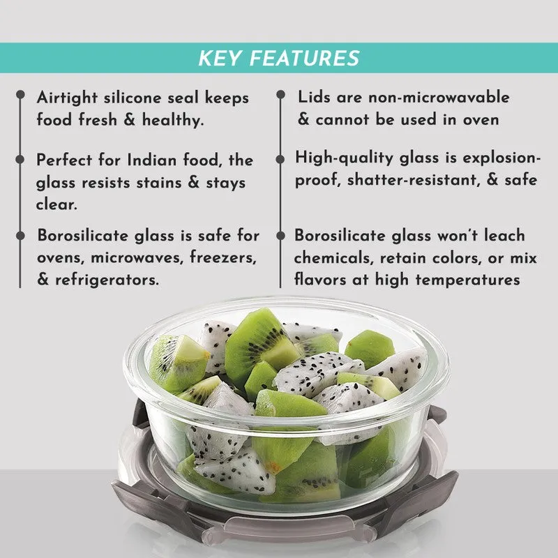 Lunaro Fresh Lunch Box (Grey) - 400 ML media 7