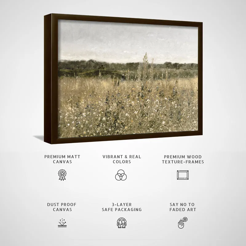 Fairy Fields Wood Wall Art With Frame - Black media 5