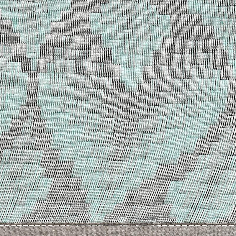Pyper Geomatric Cotton Dohar (Green)  - 210 GSM media 4