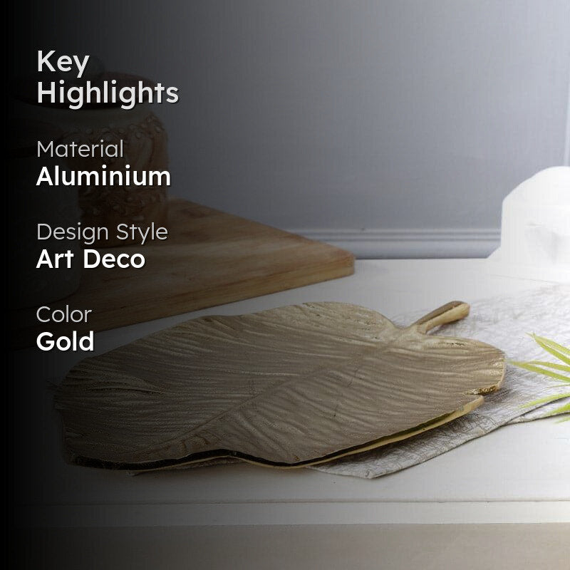Hora Leaf Aluminum Platter media 2