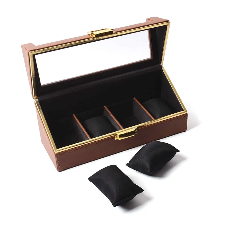 Ceastra Faux Leather Storage Box - Brown media 3