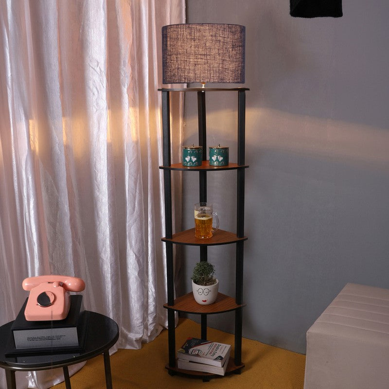 Cylindra Shimmer Floor Lamp (Blue)