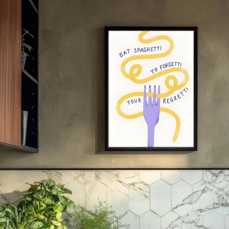 NoodleLoop Archival Canvas Wall Art - Black media 3