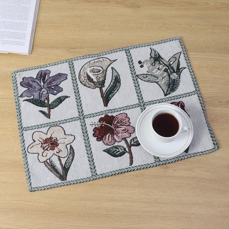 Flower Flo Table Runner & Placemat - Seven Piece Set media 5