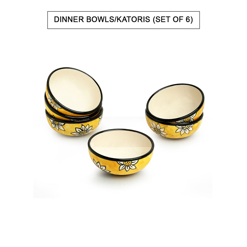 Vidari Ceramic Snack Bowl (180 mL) - Set Of Six image 3