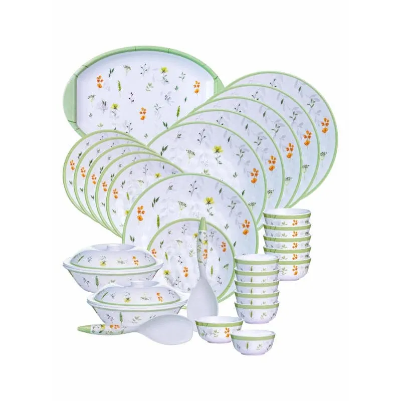 Servewell Floria Melamine Dinner Set - 31 Piece Set media 3