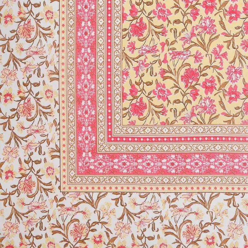 Arohi Floral bedsheet Cotton Bedsheet - 130 TC media 5