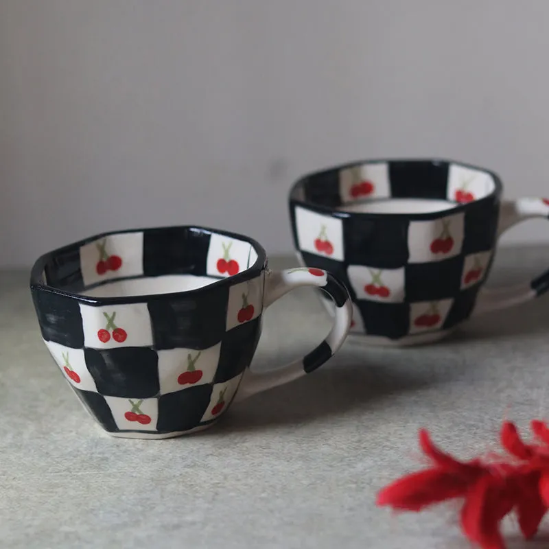 Cherry Ceramic Tea Cup (200 mL) media 4